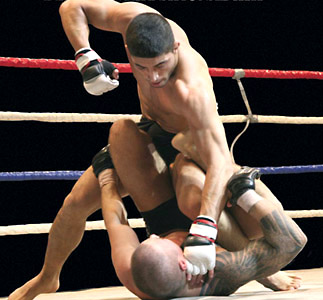 Ismail Cetinkaya im Kampf (Fightclub Berlin)