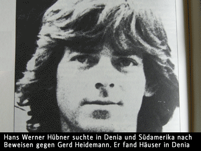 Hans Werner Hübner sucht die Spuren des "Spürhund"